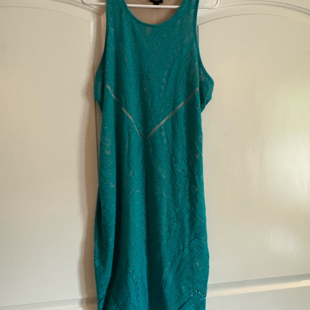 Mossimo Target Teal Sleeveless Dress